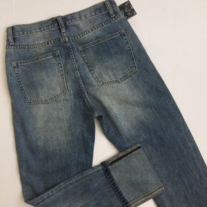 Nasty Gal cuffed boyfriend jeans size 26